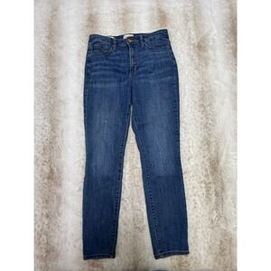 Universal Thread Jeans Womens 8/29R Blue High Rise Skinny Stretch Denim Casual